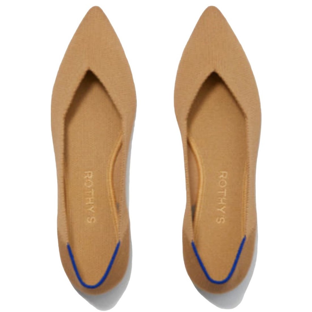 Rothy's The Point In Camel Size 9! New Without Box - image 2